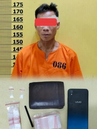 Polsek Langgam Tangkap Pemilik Sabu Asal Sumut