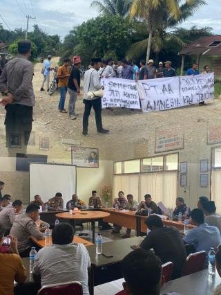 Ratusan Massa Demo PT Arara Abadi, Pertanyakan Tenaga Kerja Lokal dan CSR