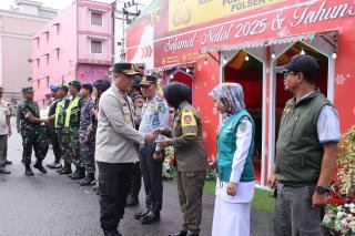 Kapolres Rohil Bersama Forkopimda Pimpin Patroli, Pastikan Perayaan Natal Aman