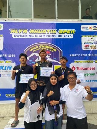 Bripda Dimas Harumkan Nama Kesatuan di Alfa Akuatik Open SC 2026 se-Indonesia