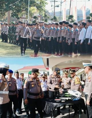 Pimpin Apel Operasi Patuh, Wakapolres Pelalawan: Sinergi Demi Keselamatan Berlalu Lintas