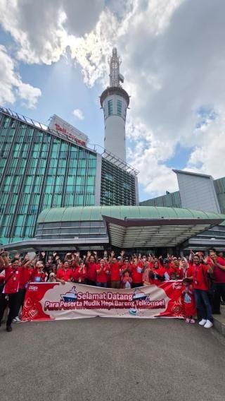 Telkomsel Berangkatkan 1.100 Orang Mudik Hepi 2026 Cuma Tukar Telkomsel Poin