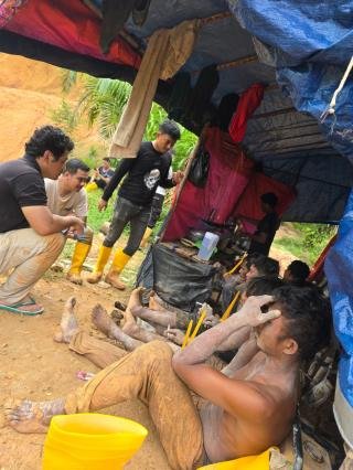 Polisi Buru Pemodal PETI di Kuansing, Enam Penambang Ditangkap