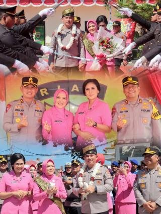 Suasana Haru Lepas AKBP Afrizal Asri, Kapolres Pelalawan yang Baru: Mohon Doa dan Kerja Sama