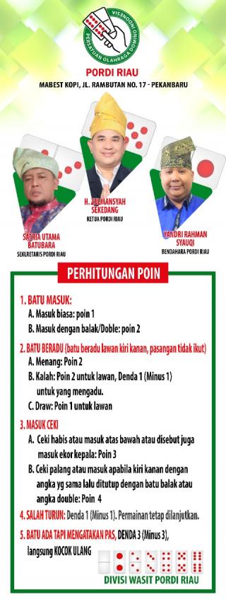 HIPMI Riau dan PORDI Gelar Turnamen Domino Se-Riau