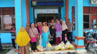 Jumat Barokah di Desa Kayu Aro, Kapolsek Kampar Beri Bantuan dan Pesan Menyentuh Hati