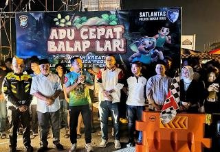 Cegah Bali, Polres Rohul Gelar Balap Lari Green Policing di Pasir Pengaraian