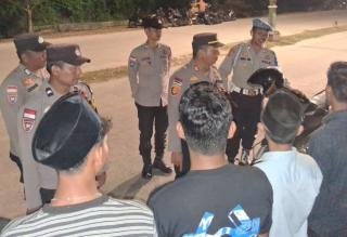 Amankan Empat Motor Knalpot Brong, Kapolsek Rupat Berikan Edukasi kepada Remaja