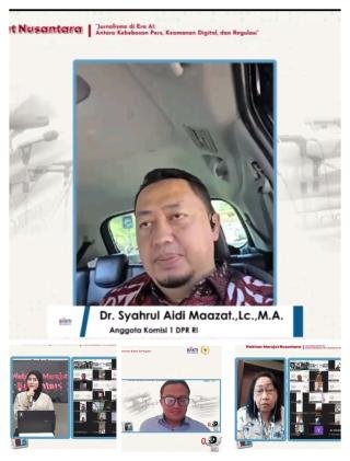 Webinar Merajut Nusantara, Syahrul Aidi Maazat: Pentingnya Kesiapan Insan Pers Hadapi AI