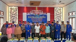 Di Pulau Terluar Rupat Utara, Ditpolairud Polda Riau Gelar Sambang Nusa dan Pustaka Terapung