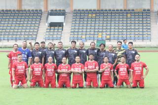 Laga Persahabatan Jelang Ramadan, Pemprov FC vs PWI Riau Bermain Imbang