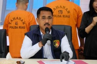 Kurir Sabu 55 Kg-Jaringan Internasional Dibekuk Polda Riau: Setiap Jemput Barang Beli Mobil Baru