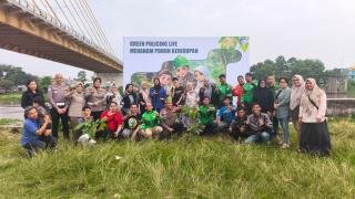 Ditlantas Polda Riau dan Gerkatin Kolaborasi Bangun Kesadaran Pentingnya Jaga Kelestarian Lingkungan