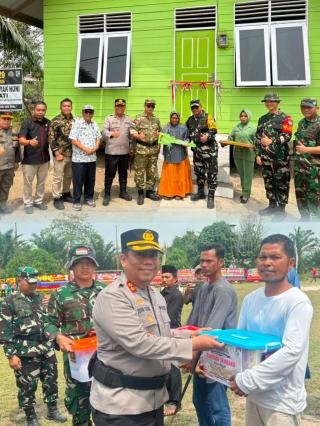 TMMD ke-129 Resmi Ditutup, Wabup Pelalawan Apresiasi TNI Membangun Desa