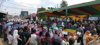 Ribuan Peserta Pawai Taaruf MTQ Ke 44 Provinsi Riau Hebohkan Kota Teluk Kuantan