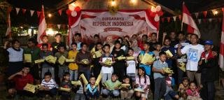 Meriahkan HUT ke-81 RI, Warga RT 03 Perum Kartama Raya Gelar Pertandingan Rakyat