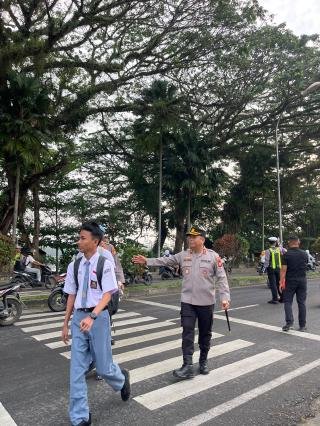 Fokus Tingkatkan Keselamatan Berlalu Lintas, Polres Inhu Gelar Apel Pasukan Operasi Patuh LK 2026