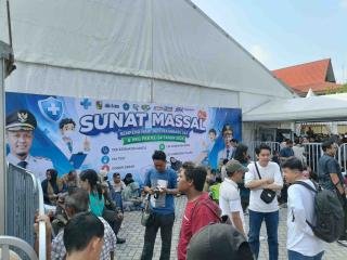 Semarak HUT Pekanbaru Ke-242, 1.200 Anak Ikuti Khitan Massal 