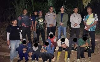 Polres Kuansing Tangkap para Tukang di Hutan Rimbang Baling.  Pemodal Illegal Loggingnya ke Mana?