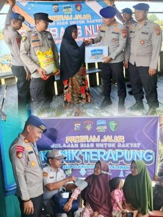 Semangat Sumpah Pemuda, Satpolairud Pelalawan Sambangi Warga Melalui Program Jalur