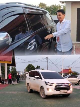 Usai Diperiksa Satgas PKH, Kades LKB Bungkam dan Kades BK Kabur Lewat Pintu Belakang Kejari