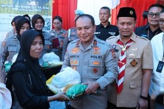 Telah Mendistribusikan 149,5 Ton, Hari Ini Polda Riau-Bulog Salurkan 51 Ton Beras Murah di 27 Titik