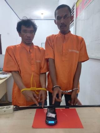 Polsek Kampar Sikat Pengedar Sabu di Desa Muara Jalai, 5,71 Gram Sabu Diamankan