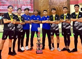 Menang Dramatis, SP Lima Naga Kampar Juara Sepaktakraw Sumatera Open di Sumbar