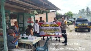 Cooling System Polsek Siak Hulu Pasca Pilkada 2024, Jalin Keharmonisan dan Keamanan Masyarakat