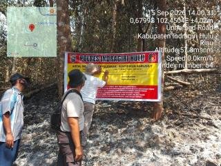 Pembakaran Tumpukan Semak Berujung Hanguskan 1,8 Ha Lahan, Pria di Inhu Diamankan 