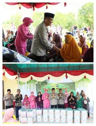 Kapolres Rohil Bagikan Sembako dan Santuni Penghapal Alquran: Pererat Silaturahmi