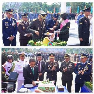 HUT ke-80 TNI di Riau, Sinergi dan Kemanunggalan dengan Rakyat Jadi Pesan Utama 