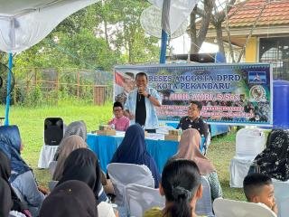 Reses di Rumbai, Aidil Amri Serap Aspirasi Warga soal Layanan Kesehatan dan KIS