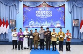 Pemuka Lintas Agama di Riau Panjatkan Doa untuk Polri Jelang Hari Bhayangkara ke-80