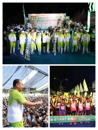 Lepas 15 Ribu Lebih Pelari RBR 2026, Ini Pesan Kapolda Riau Irjen Herry
