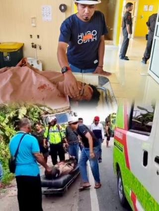 Lagi Kecelakaan Maut Terjadi di Pelalawan, Pengendara Sepeda Motor Tewas Ditabrak Truk Tronton 