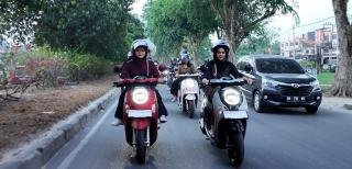 Scoopy Velocreativity BBQ Ride Ajak Komunitas Rolling City dan Seru Seruan Bareng di Pekanbaru 