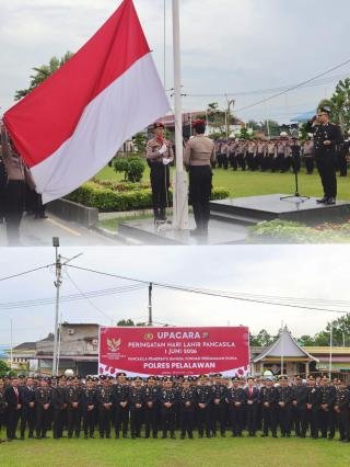 Jadi Irup Harlah Pancasila, Kapolres Pelalawan: Pedoman Pengabdian