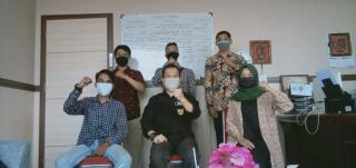 LP2D Datangi Kantor Bawaslu Riau