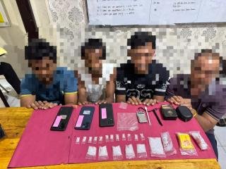 4 Tersangka Jaringan Peredaran Sabu Diringkus Polres Siak, Salah Satunya Oknum Penghulu