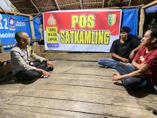 Polres Kuansing Intensifkan Cek Pos Kamling, Beri Rasa Aman hingga ke Perkampungan