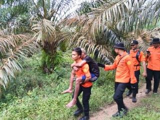 Hilang di Kebun Sawit, Alhamdulillah Kakek 83 Tahun Ditemukan Selamat 