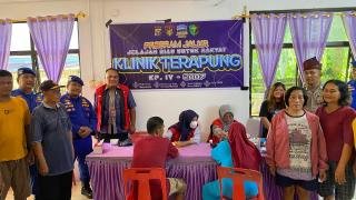 Lagi, Ditpolairud Polda Riau Gelar Program Jalur dan Klinik Terapung Gratis di Rupat Utara