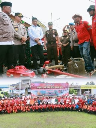 Memasuki Musim Kemarau, Polres Pelalawan Siap Siaga Hadapi Karhutla