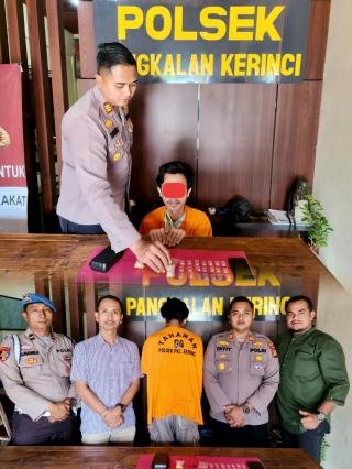 Polsek Pangkalan Kerinci Ringkus Pengedar Narkoba, 21 Paket Sabu Disita