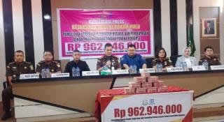 Kejari Rohul Pulihkan Kerugian Negara Rp862 Juta dan Sita Aset 22 Bidang Tanah dari Dua Tersangka