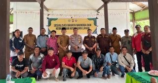 Polsek Rupat Gencarkan Sosialisasi Ancaman Narkoba dan Karhutla kepada Masyarakat 