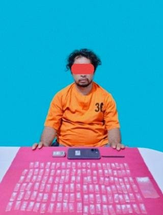 Warga Pendatang 6 Bulan Edarkan Narkoba Disergap Polisi, Sita 126 Paket Sabu