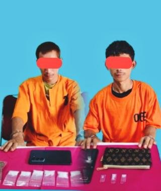 Dua Warga Desa Sering Ditangkap Polres Pelalawan