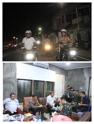 Sambil Patroli Pergantian Tahun, Forkopimda Inhu Sambangi Gedung Calon Polsubsektor Rengat